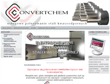 Tablet Screenshot of convertchem.pl